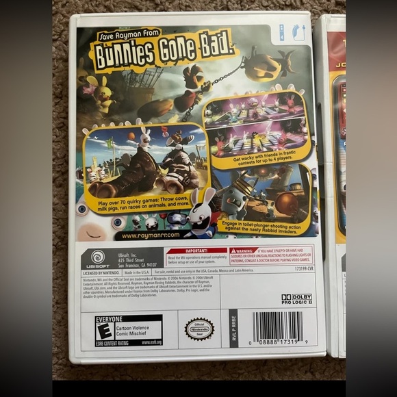 Wii Raving Rabbids Game Bundle - Picture 2 of 7